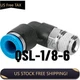 FESTO CORPORATON QSL-1/8-6 Push-in 90 deg Connector