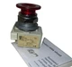 SQUARE D 9001 KM1 Ser H PUSH/PULL OPERATOR switch head Illuminated 755, 120v ZB9