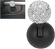 Car Push Start Button Cover, Rhinestone Engine Start Stop Button Joystick Cov...