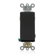 Leviton 20 Amp Decora Plus Commercial Grade 3-way Rocker Switch, Black
