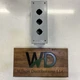 GENERAL ELECTRIC CR104PES13 PUSHBUTTON ENCLOSURE 3 HOLES