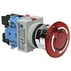 IDEC AVLW49922D-R-24V Switch Emergency Stop N.O./N.C. DPST/DPST Mushroom Butt...