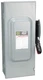 HU363 - Square D 100A 600V 3-Pole Heavy Duty Non-Fusible Safety Switch NEMA 1