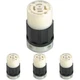 Leviton 2423 20 Amp, 250 Volt 3-phase, NEMA L15-20R, 3P, 4W, Locking Connector,