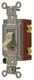 Hubbell HBL1221I, 120 to 277 VAC, 20 A, Ivory, Heavy Duty, Toggle Switch, 1 pc