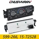 599-266 Heater A/C Air Conditioning Climate Control Panel HVAC Switch