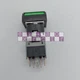 1PCS Fuji Green Illuminated Button AH164-TL AH164TL New