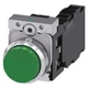 1 PC Siemens '3SU1150-0BB40-1FA0 Push Button, 22mm, Green, Metal Bezel
