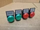 Eaton Illuminated Light Indicators (Lot of 4) Green (2) Red (2) Part No. M22-LED