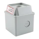 BAOMAIN Compact Switch Enclosure Box 2.6''&times;2.6''&times;3.15'' 2.6"x2.6"x3.15", Grey 