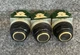 Square D 9001 KA-2 Momentary Push Button Switch Black Lot of 3