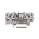 WAGO 2002-1401 4 Conductor Ex E II Through Terminal Block Grey