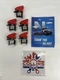 Lot Of 5, Nilight Heavy Duty Rocker Toggle Switch 125V 10A Red Cover SPST ON/Off