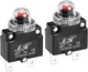 Uxcell Thermal Circuit Breakers 10A 125/250V AC 32V DC Push Button Reset Overloa
