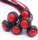 Twidec/6Pcs 12Mm Momentary Push Button Switch 1/2" Mounting Hole on off Mini rou