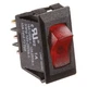 Single SPST On/Off Rectangular Black /Red Illuminated Multi Purpose Switch