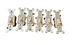 (6-Pc) Leviton Toggle Framed 3-Way AC Quiet Switch 15Amp 120V White 1453-2WM