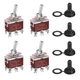 CNAODUN Waterproof Toggle Switch ON-Off-ON 30A 12VDC/15A ON-OFF-ON(6 Pin) 
