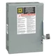 SQUARE D DU322 Safety Switch, Non-Fusible, 60 A, Steel 1H262
