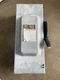 1) Square D HU363 Safety Switch 600V 100A 3P Non-Fused *No Label