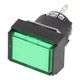 AH165-ZTGE3, Fuji, FUJI Pilot Light Flush Rectangular, Green, 24VDC LED