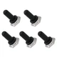 mxuteuk 5pcs 12mm Toggle Switch Cover Rubber Knob Hat Waterproof Boot Black