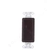 Hubbell Bryant 9903 Brown Industrial Decorator Rocker Switch 20A 3-Way 120/277V