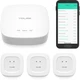 Starter Home Kit Hub 3 Pack Water Leak Sensor LoRa YoLink Smart Mile Push