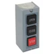 Dayton Push Buttn Cntrl Station,Open/Close/Stop 20C797 Dayton 20C797 25 mm