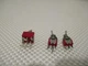 ONE USED LOT OF 3 C & K MINI TOGGLE SWITCHES 1 @ 7301, 2 @ 7101.