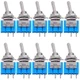 Taiss 10PCS SPST Mini Toggle Switch 2 Pin 2 Position ON/Off 2 ON/Off-A 