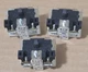 Lot of 3 EATON CUTLER HAMMER HT8B CONTACT BLOCKS N.C. SERIES B1 A600 P600
