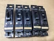 LOT OF 5 GENERAL ELECTRIC GE TEF113020 CIRCUIT BREAKER 20A 277V #112G109PR7*CO