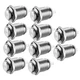 Gebildet 10pcs Waterproof Push Button Momentary Stainless Steel Push Button On 