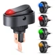 Nilight 5PCS LED Lighted Rocker Switch 12V Illuminated on off Toggle Switches 30