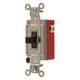 Bryant 4921 Wall Switch, Brown, 20A, 1 To 2 Hp