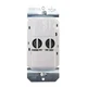 STEINEL DT-WLS-1-W DUAL TECH OCCUPANCY WALL SWITCH, 800W, 120-277V