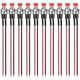 Gebildet 10pcs 7mm 3V-6V-12V-24V-230V/1A Prewired Mini Momentary Push Button,...