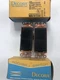 (2) Leviton 5623-2E 20 Amp, 120/277 Volt, Decora Rocker 3-Way Quiet Switch Black