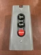 Cutler Hammer 3 Push Button Switch 600 Bolt 5079 Standard Duty 10250H2953A Open