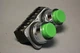 Lot of 2 SIEMENS GREEN PUSH-BUTTON SWITCH 52PA8B3 W/52BAJ