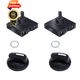 Taiss 2PCS Rotary Switch 13A-125V/10A-250V, 4 Position 3 A-Type switch, black