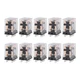 10 pcs DC 12V Coil Power Relay 8 pin Replacement for Omron MY2NJ MY2N-J