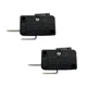 2x DEFOND DMC-1115 Short Lever Micro Switch 2-Pins 15A 250VAC Normally Open