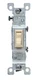 10PK Leviton 1451-2IM 15 Amp Single Pole Quiet Toggle Switch Grounded, Ivory