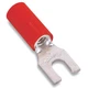 Sta-Kon 18Ra-8Fl Fork Terminal, #8 Stud Size, 16 Awg, 600 V, Vinyl Insulated,