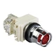 Square D 9001K3L38RH5 Illuminated Push-Button Red Flush Metal Guard 30mm NO 120V
