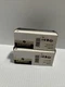 2 Pcs Leviton 1221-2W 20-Amp, 120/277-Volt, Toggle Single-Pole AC Quiet Switch.
