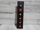 MJM 23759 6 PUSH BUTTON SWITCH PANEL WITH IDEC LW-C10, LW-C2 & LW-C20