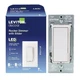 Leviton Decora Slide White/Light Almond Dimmer Switch for Dimmable LED DSL06-1TW